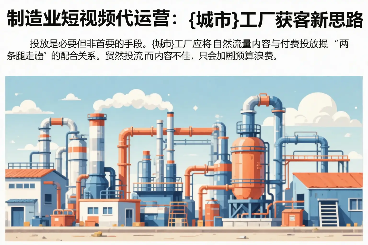 制造业短视频代运营：赫山工厂获客新思路